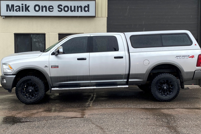 2010 RAM 2500 with professional window tint in North Bay